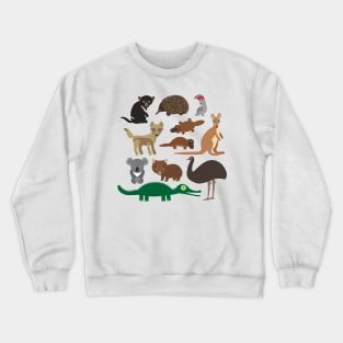 Australian Animals 2 Crewneck Sweatshirt